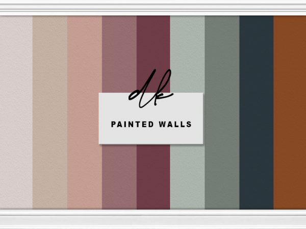 Painted Walls - The Sims 4