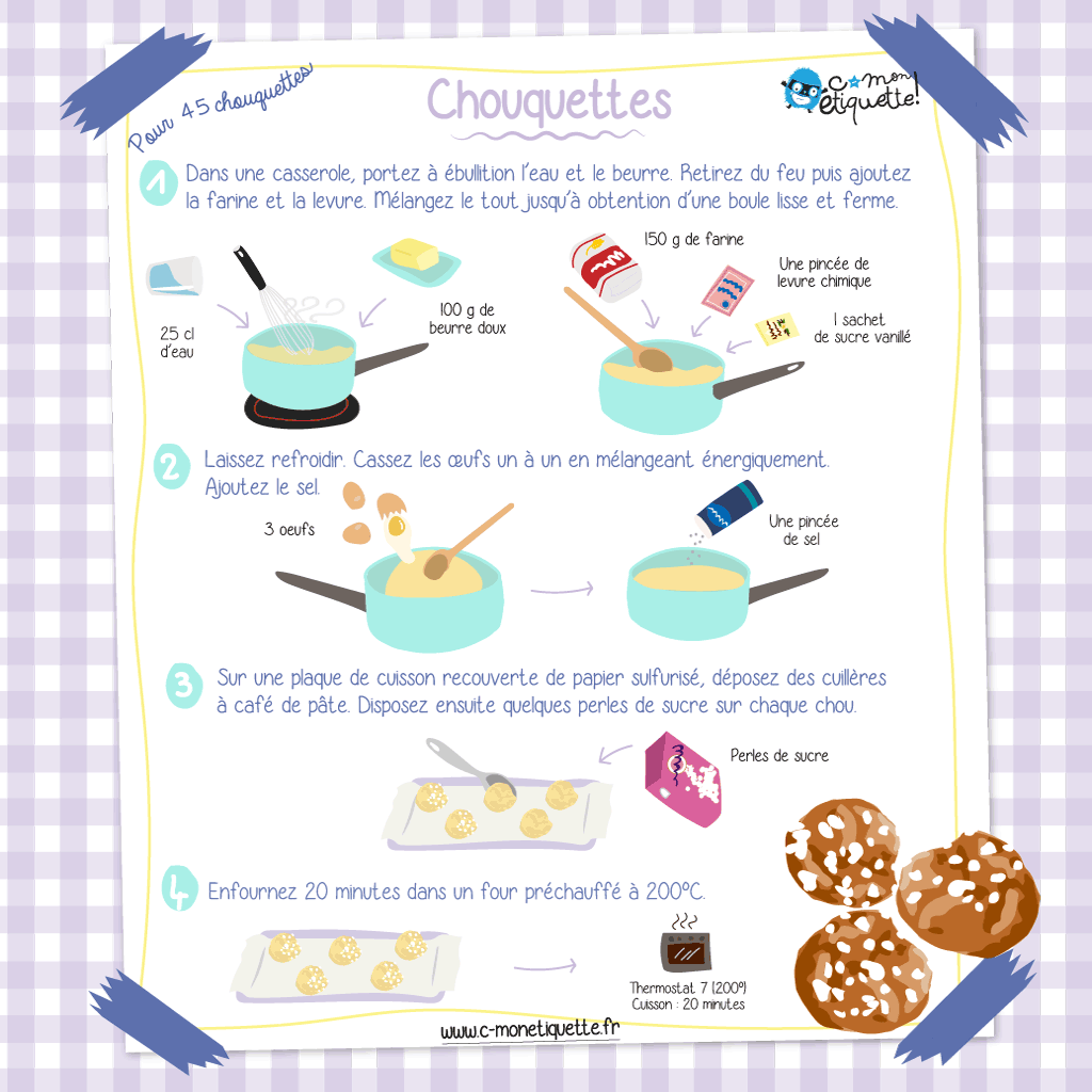 Recette de chouquettes faciles