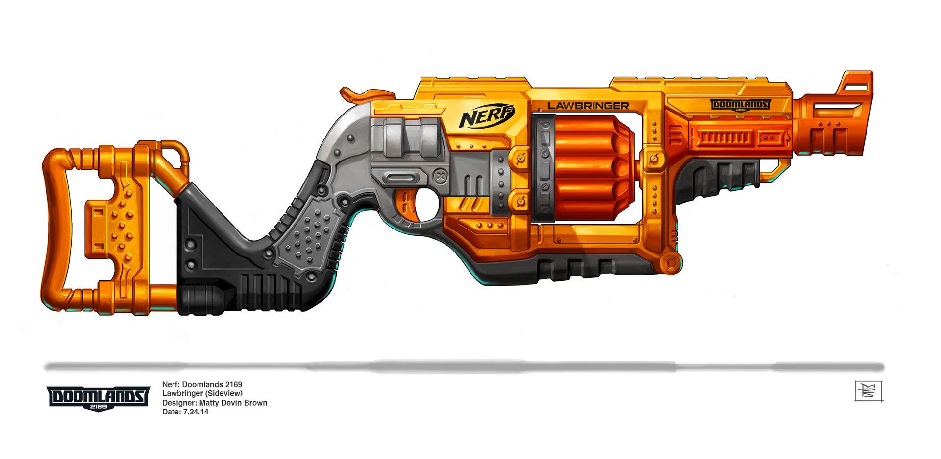 Nerf Doomlands 2169 Lawbringer Blaster