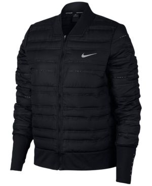 Nike AeroLoft Down Running Jacket Nike AeroLoft perforated quilted Dri