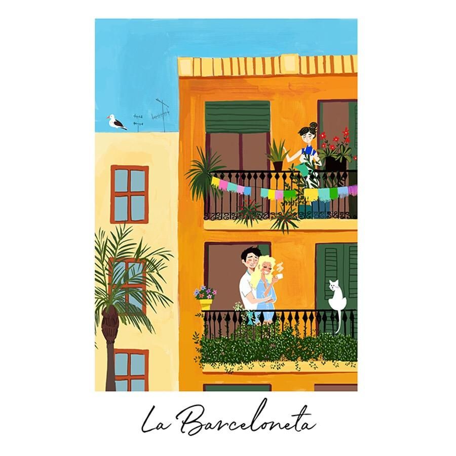Fachada Barceloneta Building Front, Barceloneta, Paper Packaging, Safe Travel, Wall Spaces, Paper Texture, Happy Shopping, Print Design, Fine Art