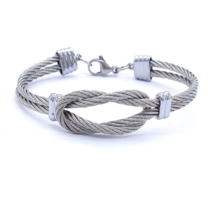 FerizZ 316L Burgu Çelik Gümüş Renk Düğümlü Erkek Bileklik EBLK-120 Rope Bracelet, Bracelets, Jewelry, Instagram, Fashion, Moda, Jewlery, Jewerly, Fashion Styles