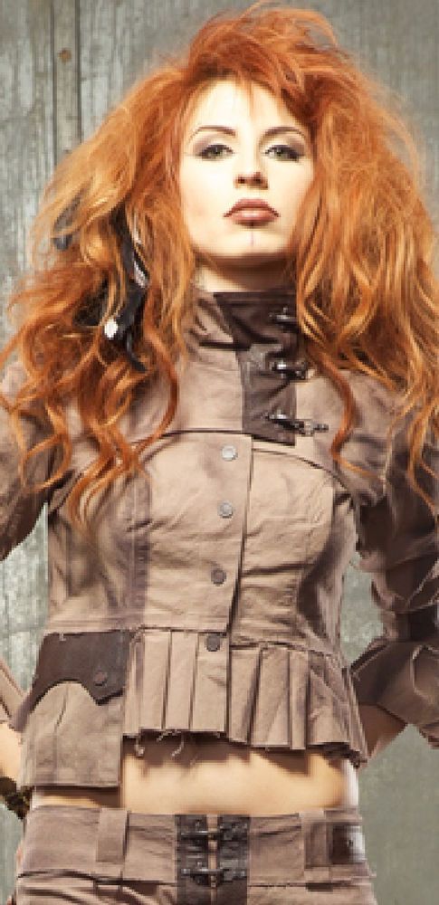 Lip Service Desert Exile Victorian Steampunk Apocalyptic Women Jacket Black NEW