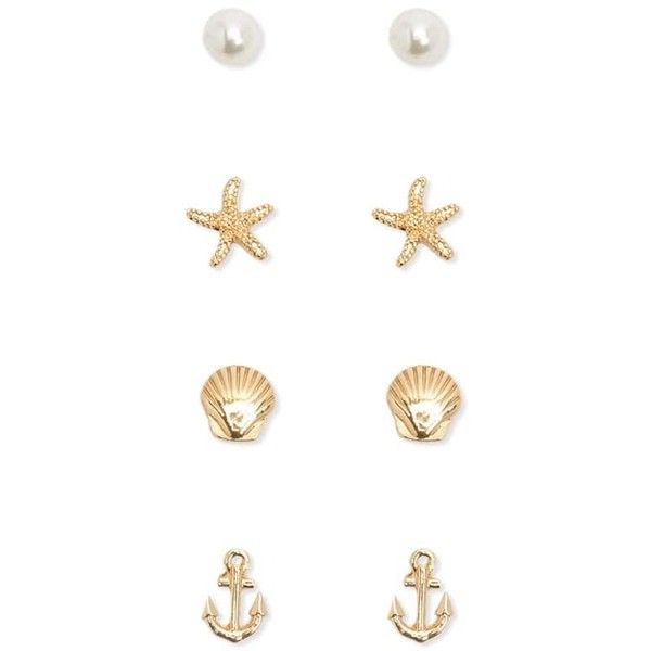 Forever21 Faux Pearl Etched Stud Set 13 Brl Liked On Polyvore Forever21 Faux Pearl Etched Stud Set 13 Brl Liked On Polyvore Featuring