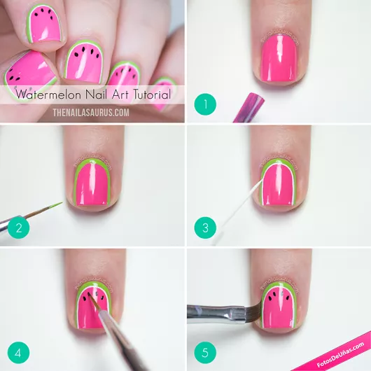 Uñas Decoradas Tutorial Uñas Tutoriales De Manicura Tutoriales De Manicura Artística