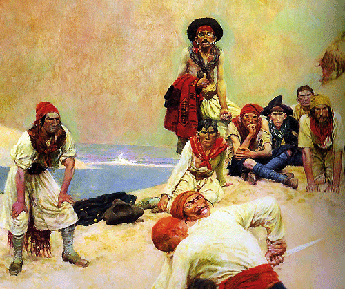 The Buccaneers | illustration by Howard Pyle | 1911