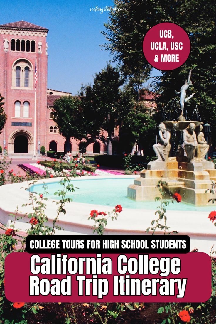 California College Road Trip Itinerary for Parents & Students