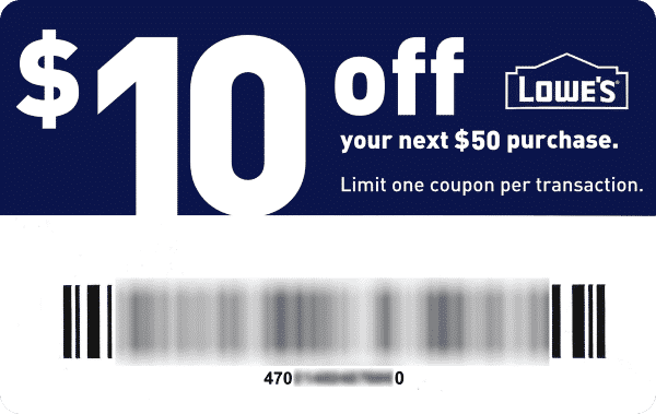 Lowes 10% Off Coupon | Lowes coupon, Coupons, Lowes home improvements