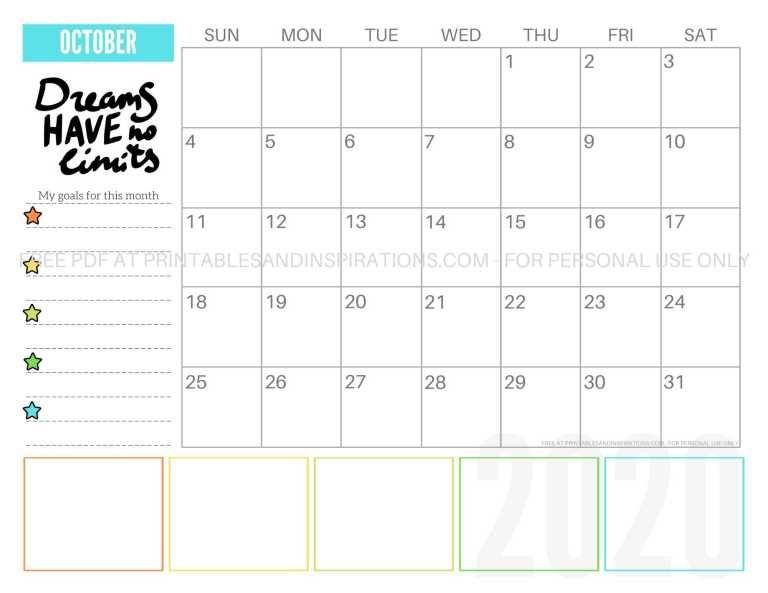 Free 2021 Monthly Goals Calendar Printable Printables And Inspirations Goal Calendar Free Printable Monthly Planner Goal Calendar Free Printable october calendar 2021 with goals