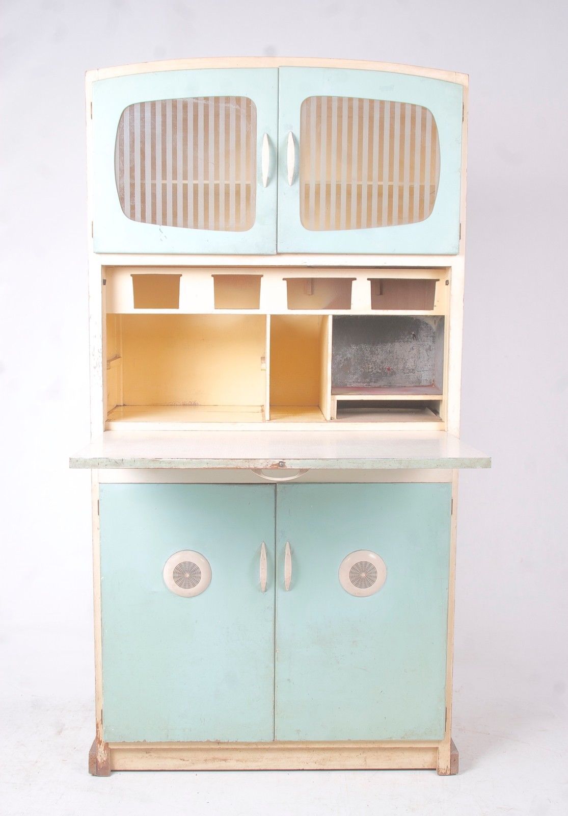 Vintage 1950s Kitchen Pantry Cabinet Larder Kitchenette Hygena Freestanding Retr | eBay (With ...