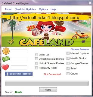 Facebook cafeland Play Cafeland