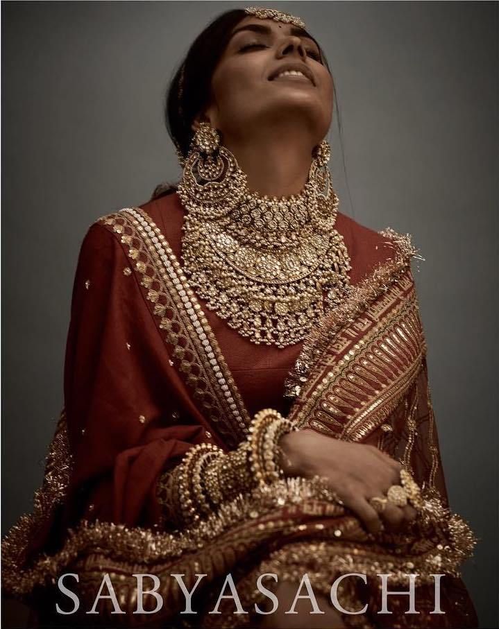 Stunning Sabyasachi 2018 Bridal Jewellery, Lehenga & Sherwani