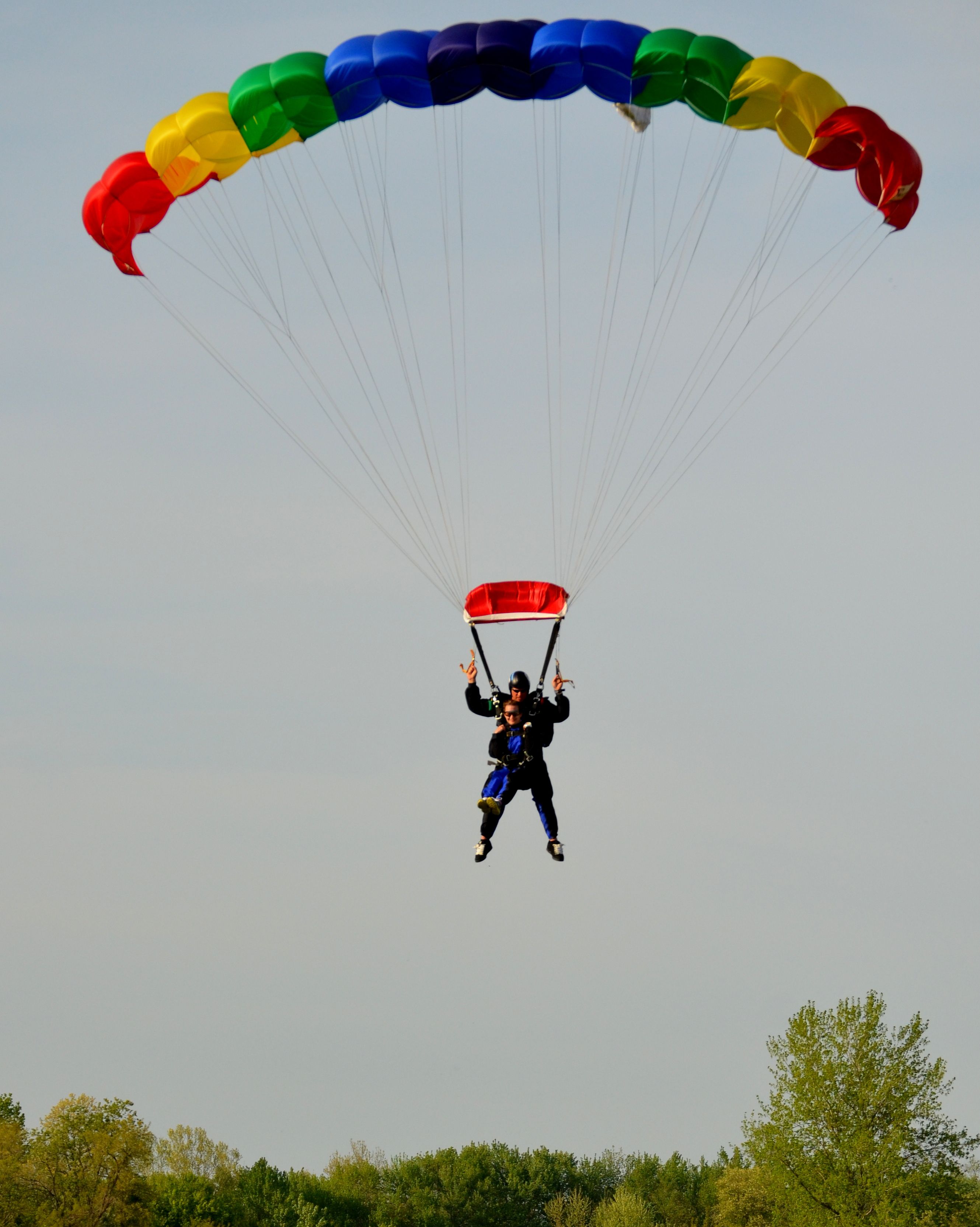 Drop Zone, Paragliding, Skydiving, Parachute, Tandem