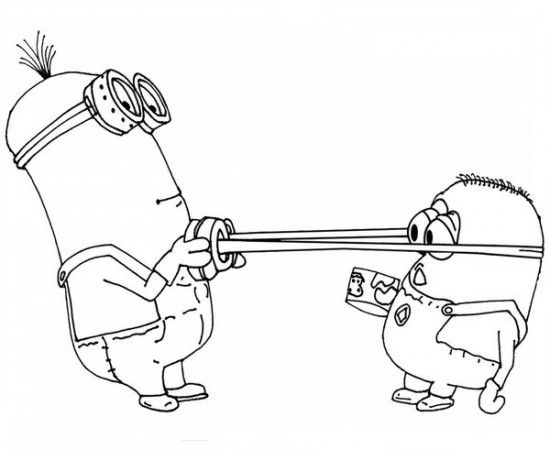 Despicable Me Coloring Pages Picture 4 550x450 Picture | Disney ... Despicable Me Coloring Pages Picture 4 550x450 Picture | Disney ...