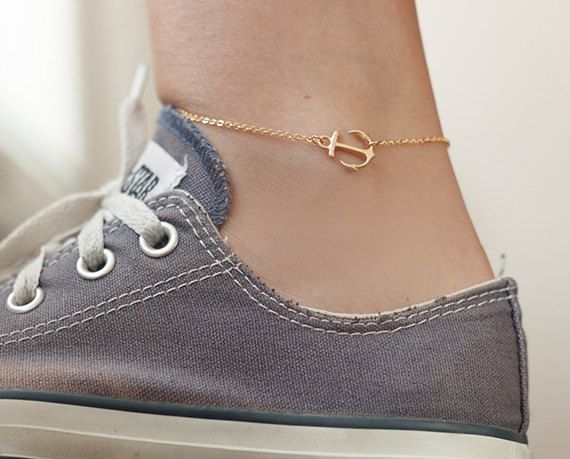 Nautical Bracelet Beach Anklets Anchor Gifts Best Friend Ocean Jewelry Anchor Bracelet Anchor Jewelry Anchor Anklet Nautical Anklet