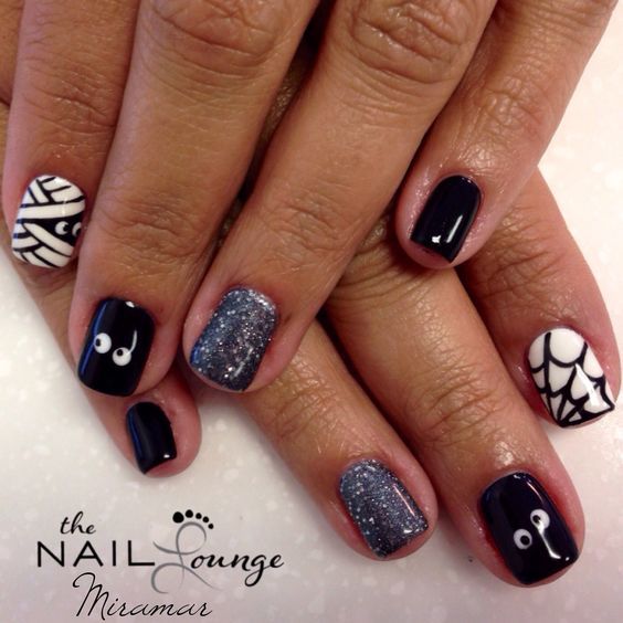 60 Easy Halloween Nail Art Designs For October | Cute ...