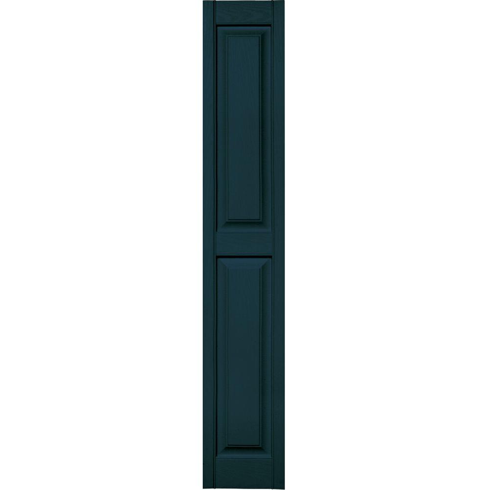 builders edge 12 in x 71 in raised panel vinyl exterior shutters