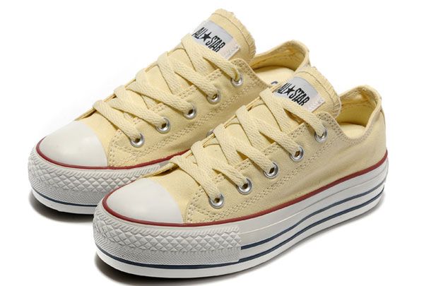 converse platform beige