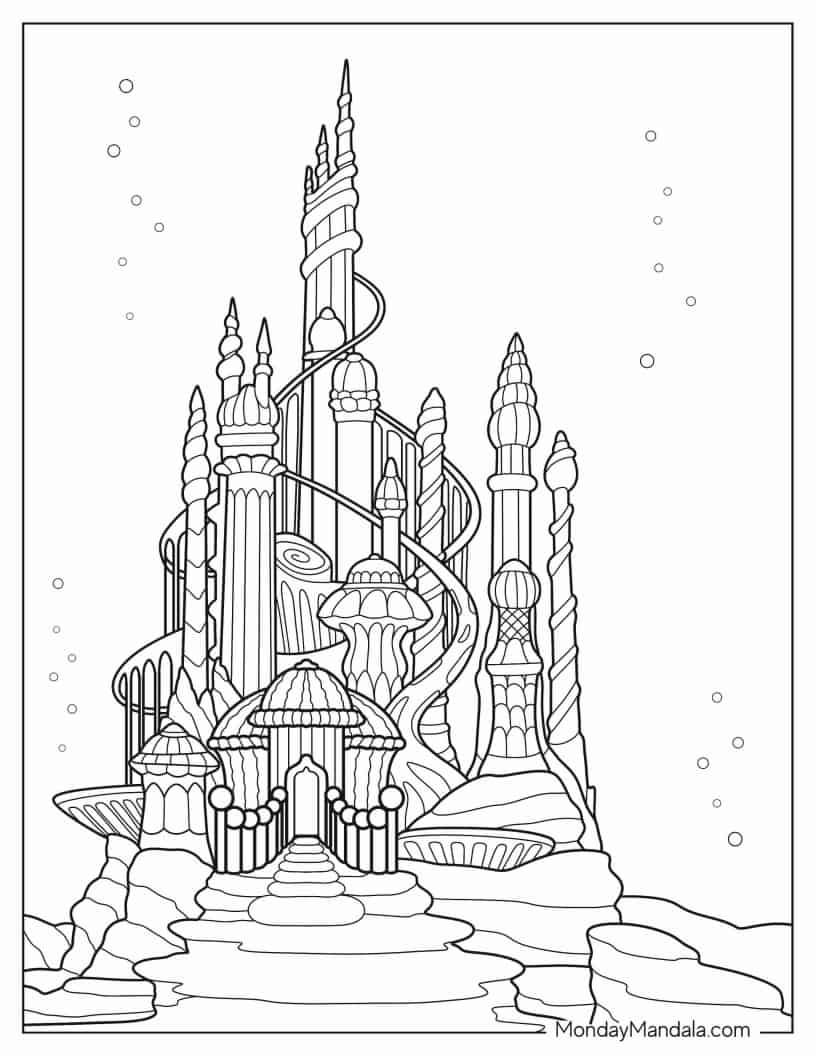 28 Ariel Coloring Pages (Free PDF Printables)