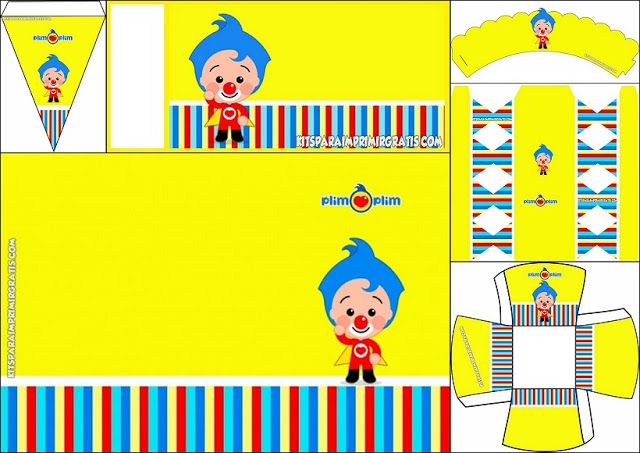 6 Invitaciones De Payaso Plim Plim Gratis Para Editar 6 Invitaciones De Payaso Plim Plim Gratis Para Editar