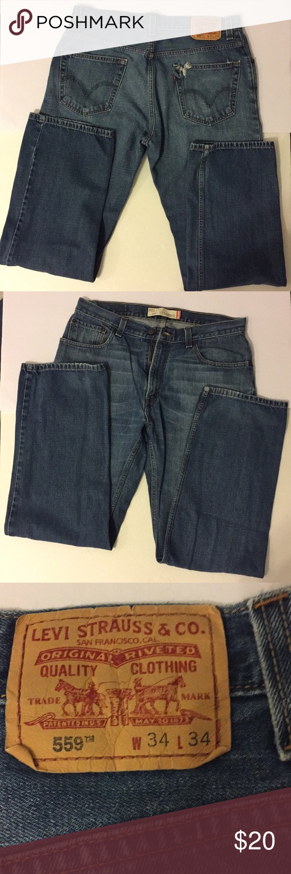 Levi's 559 Relaxed Fit Jeans (B1) | Relaxed fit jeans, Relaxed fit, Levi