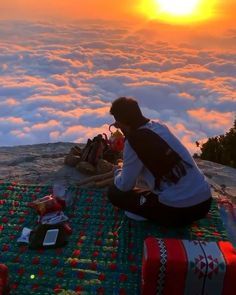 Tea time over the clouds near Abha, Saudi Arabia. Tea time over the clouds near Abha, Saudi Arabia.