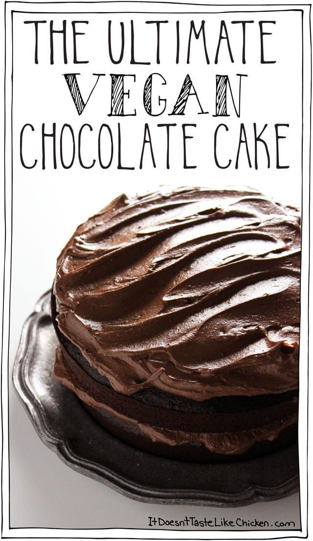 The Ultimate Vegan Chocolate Cake #chocolatecake