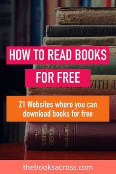 Websites to read books for free