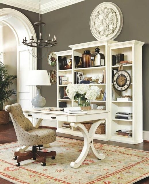 pottery barn home office design traditional home office with builtin bookshelf floral wall medallion pottery barn high ceiling chandelier arch doorway pottery barn home office design traditional home office with builtin bookshelf floral wall medallion pottery barn high ceiling chandelier arch doorway