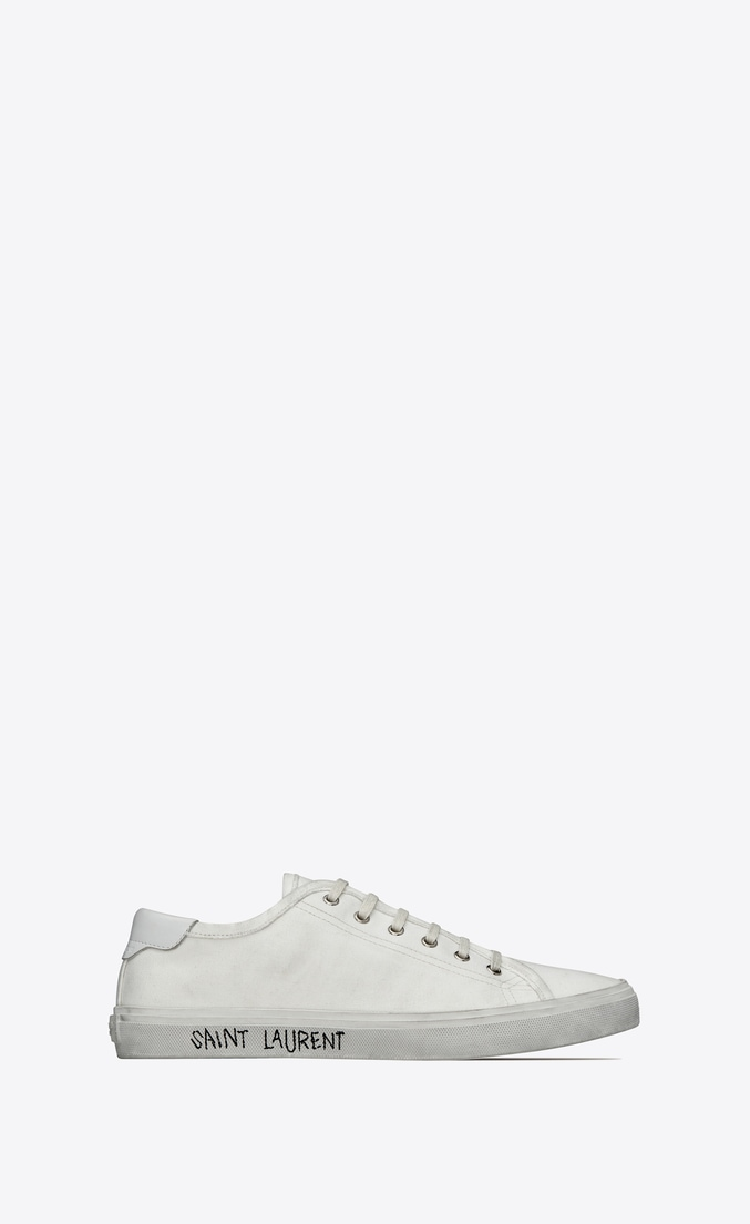 saint laurent canvas shoes