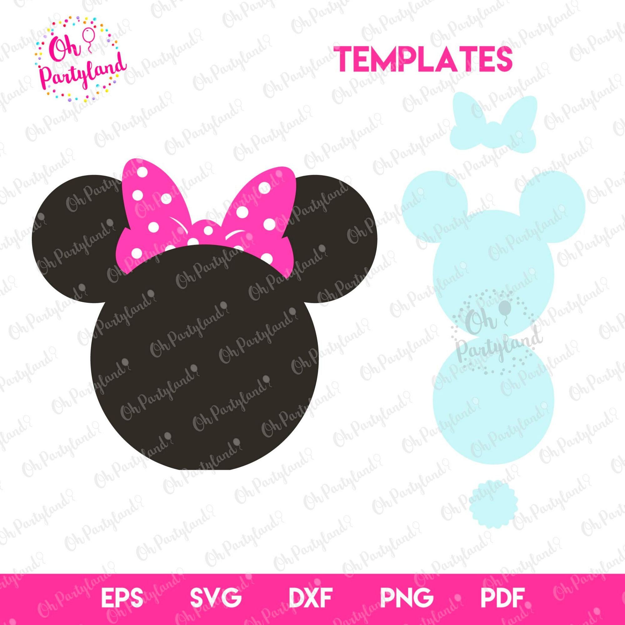 Download Minnie mouse invitation SVG file Dxf Png Pdf Eps file ...