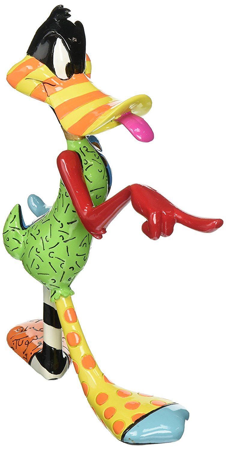 Looney Tunes By Britto Daffy Duck Figurine | Disney figures, Looney tunes characters, Daffy duck