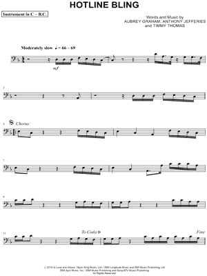 save more play more with sheet music collections print hotline hotline bling piano sheet music