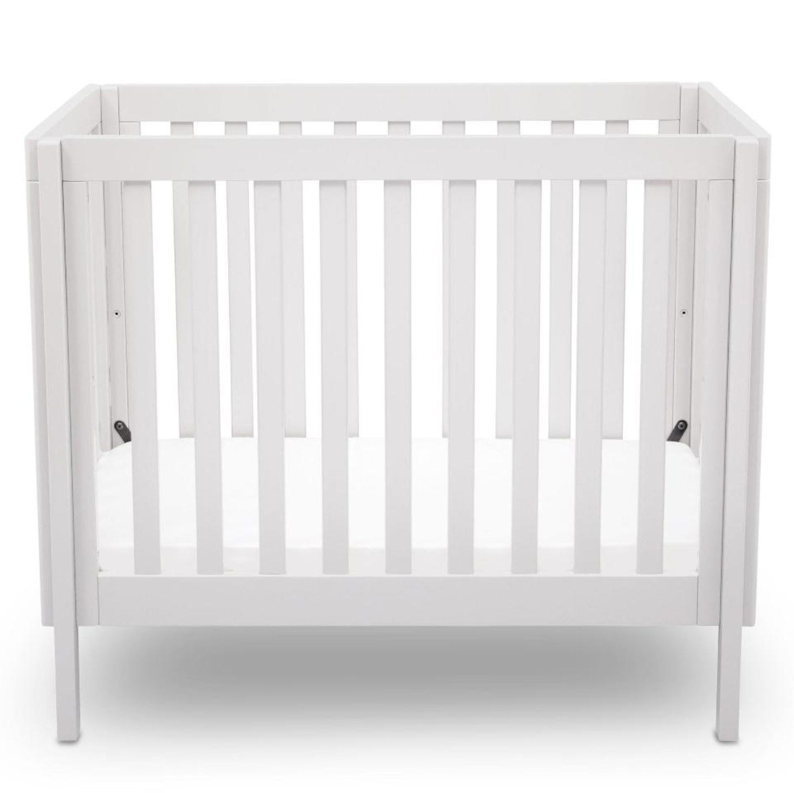 Delta Children Bennington Elite Mini Crib With Mattress White Delta Children Bennington Elite Mini Crib With Mattress White
