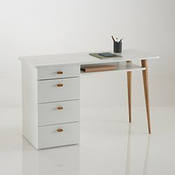 Bureau 4 Tiroirs Jimi La Redoute Interieurs Nima Wood La Redoute Interieurs