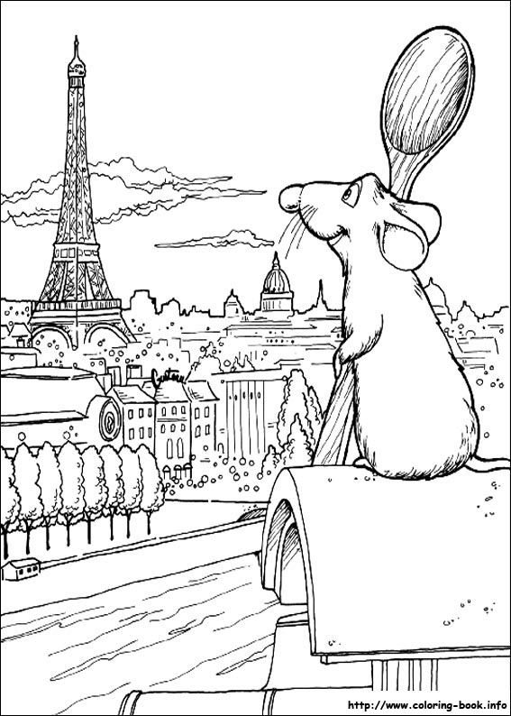Download Ratatouille coloring picture | Disney coloring pages, Animal coloring pages, Coloring pictures