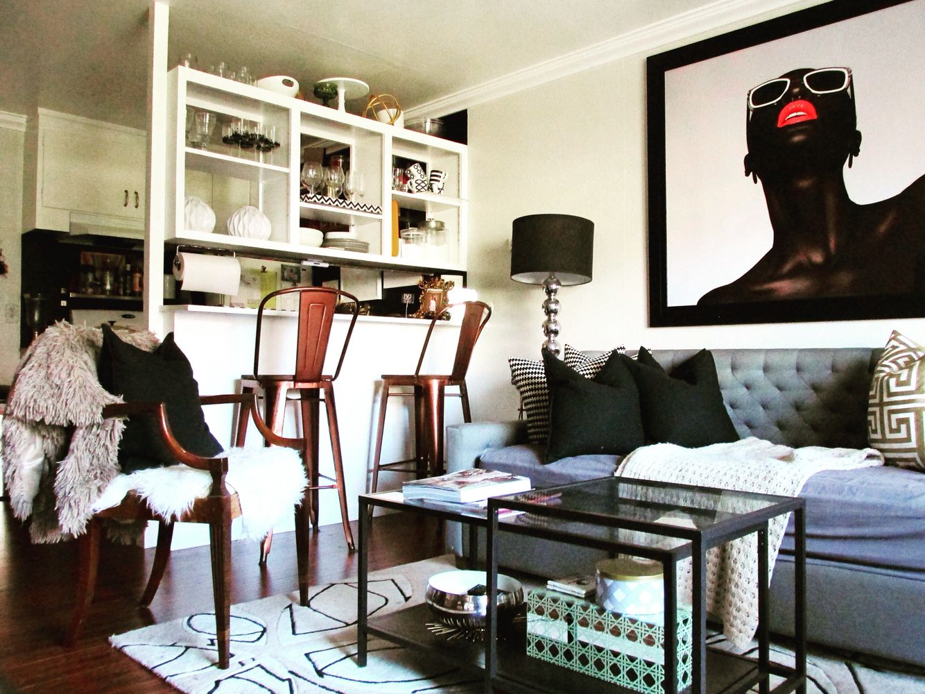 Small Space Designed By Jgw Decor Beautiful Living Rooms Chic
