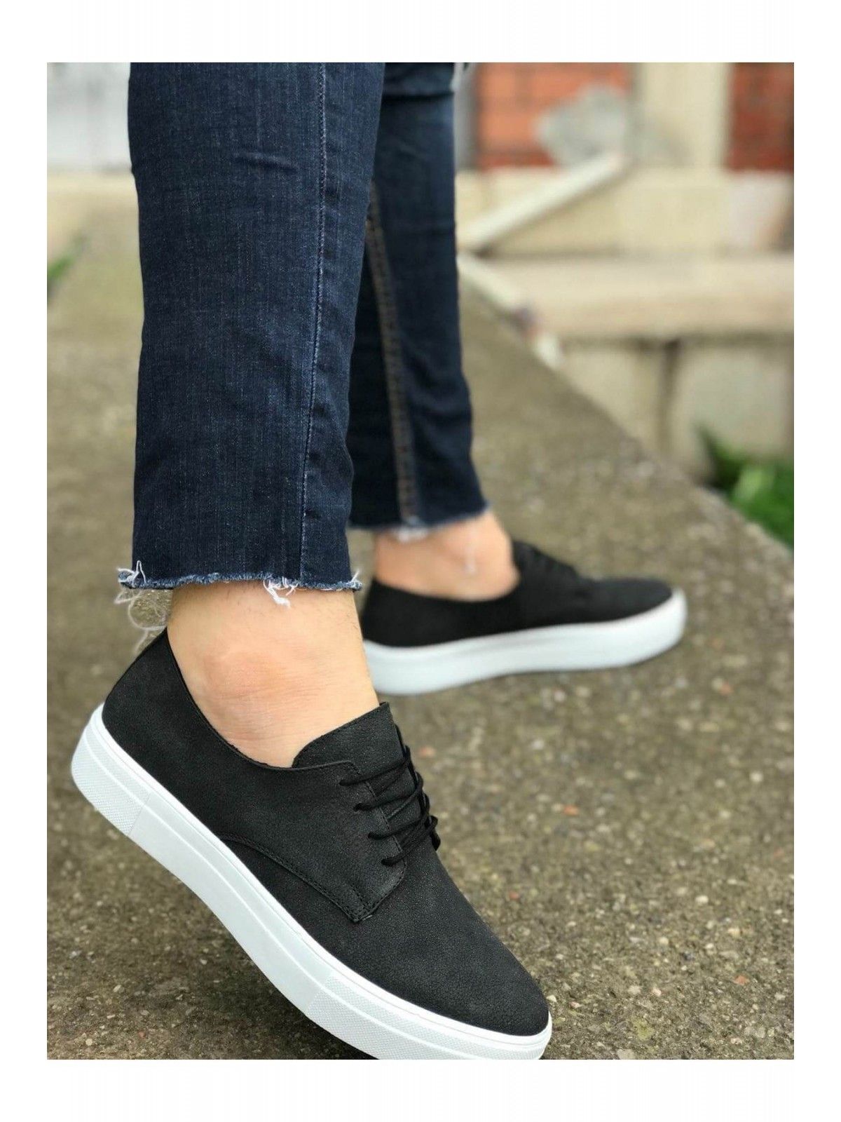 Chekich Ch005 Bt Erkek Ayakkabi Siyah Sneakers Top Sneakers Casual Sneakers