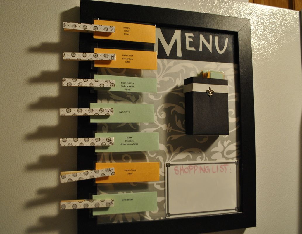 weekly dinner menu for the home pinterest menu boards board menu board ideas