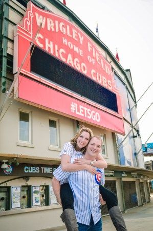 Engagement Wrigley Field Chicago Wedding Photographer Cubs Engagement Wrigley Field Chicago Wedding Photographer Cubs Stadium