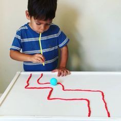 This Ping Pong Playdough Straw Maze is fun the build and great for developing oral motor skills! Fun for kids of all ages! #kindergarten #preschool #toddler #homeschool Educational Activities For Kids, Indoor Activities, Infant Activities, Preschool Activities, Kids Learning, Oral Motor Activities, Physical Activities For Kids, Games For Kids, Diy For Kids