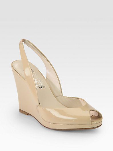 michael kors slingback wedge