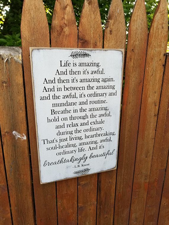 Custom Carved Wooden Sign Life Is Amazing And Then It s Awful And custom-carved-wooden-sign-life-is-amazing-and-then-it-s-awful-and
