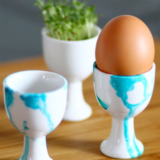 Blue Fluted Plain Egg Cup Royal Copenhagen Royal Copenhagen Porcelain Egg Cup