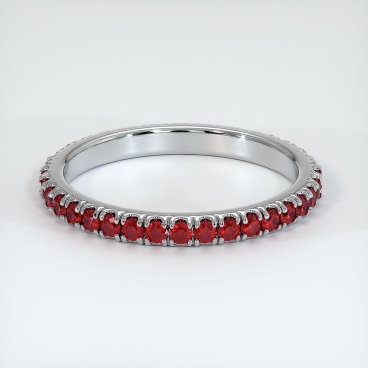 Visit our website via the link in the bio for more ruby wedding bands and ruby jewelry! #bigbandwedding #weddingbandsets #weddingbanddiamond #engagementandweddingband #modernweddingbands Ruby Wedding Rings, 14k White Gold Wedding Band, Wedding Band Sets, White Gold Band, Ideal Wedding, Diamond Wedding Bands, Infinity Band, Ruby Bands, Ruby Jewelry