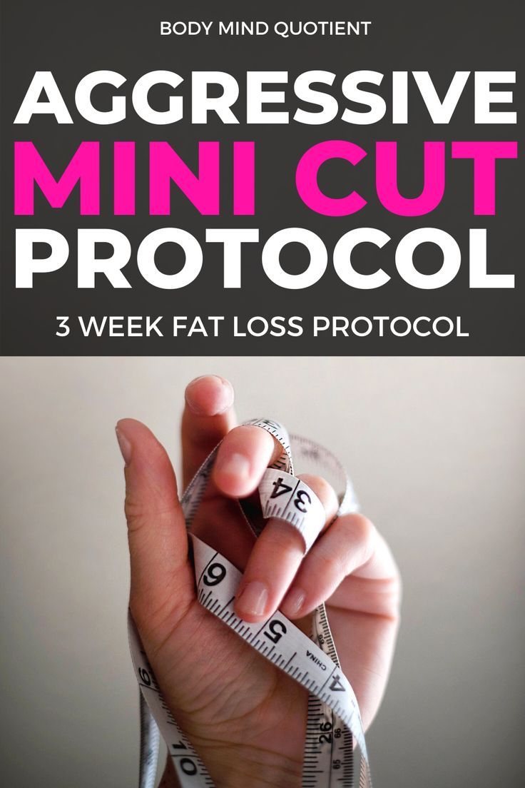 3 Week Aggressive Mini Cut Protocol – BODY MIND QUOTIENT