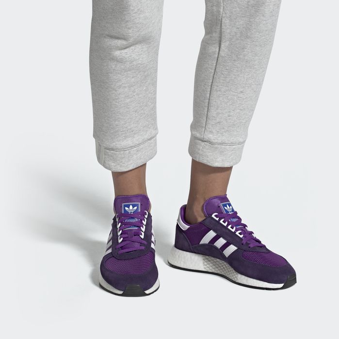 purple adidas womens shoes