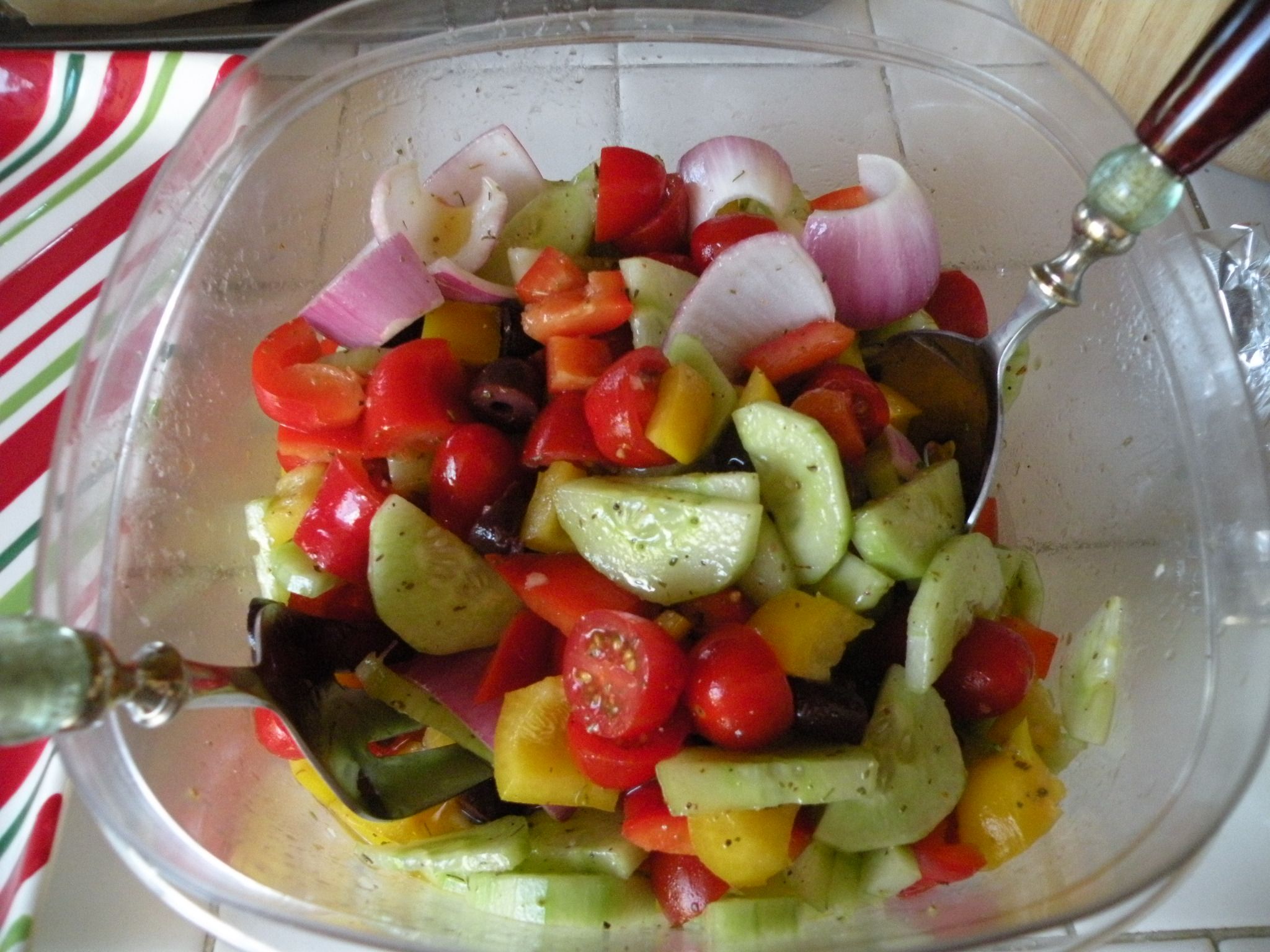 Food Network Channel Ina Garten Greek Salad So Delicious Recipe On Food Network Channel Workout Food Food Food Network Recipes