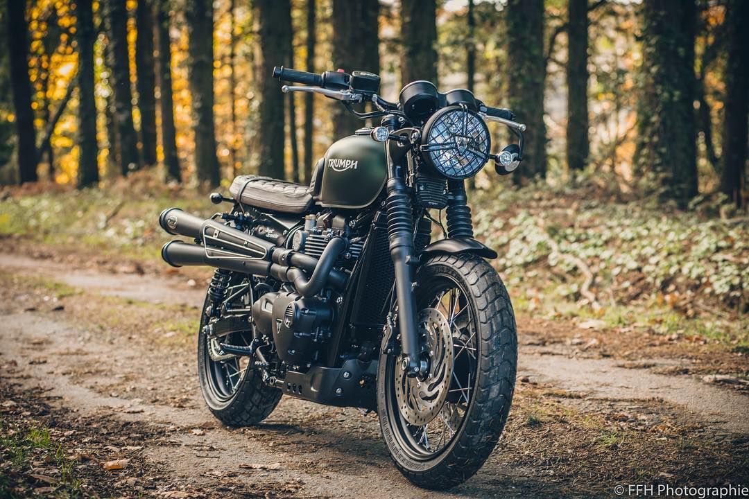 Triumph Bonneville скремблер