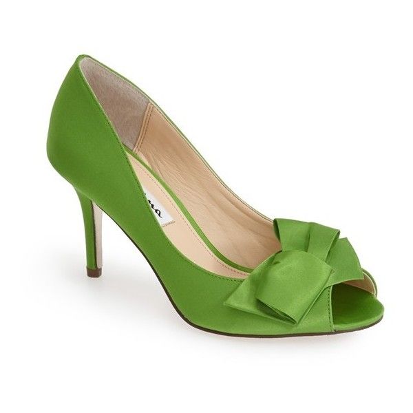 apple green high heels